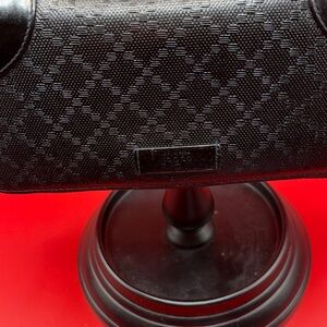 Black Patterned Handbag